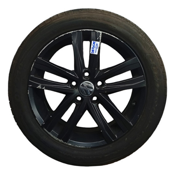 Roda Pneu Meia Vida Volkswagen Jetta 2.0 T Hl 2016 Detalhe