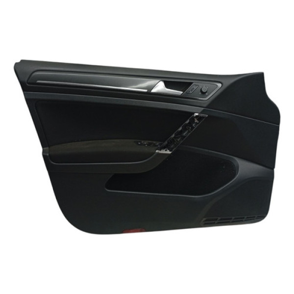 Forro Porta Dianteiro Esq Comando Vidro Vw Golf Gti Mk7 2016 Preto