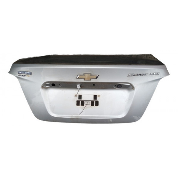 Tampa Traseira Chevrolet Sonic Sedan 2012 2013  Preto