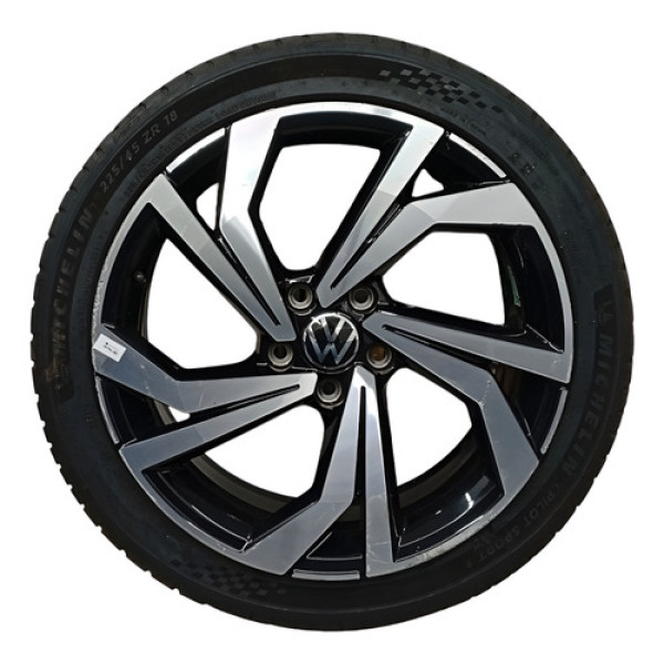 Roda Volkswagen Jetta Gli 2.0 T 2024 Detalhe Preto