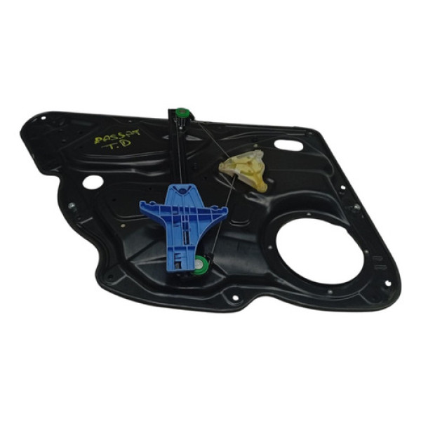 Maquina Vidro Traseiro Direito Vw Passat B6 2007 2008 Preto