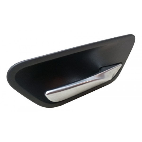 Maçaneta Interna Traseira Direita Bmw 320i - Prata - Traseira