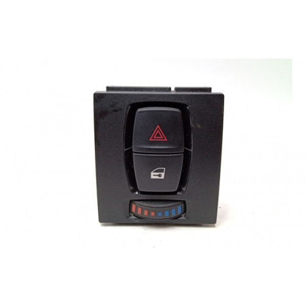 Botão Pisca Alerta Trava Porta Bmw 320i 2014 2015 2016  - Preto