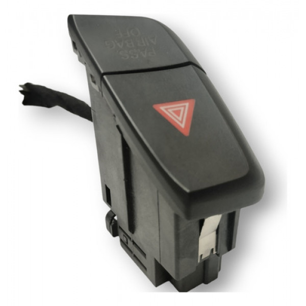 Botao Pisca Alerta Audi A4 2011 2012  Preto