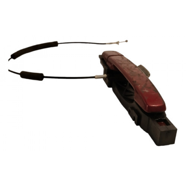 Macaneta Externa Traseira Direita Nissan Sentra 2007 2008  Vermelho Dianteira