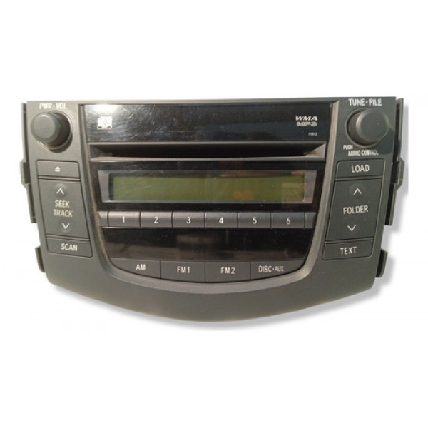 Som Radio Cd Player Toyota Rav4 2008 2009 2010  Preto