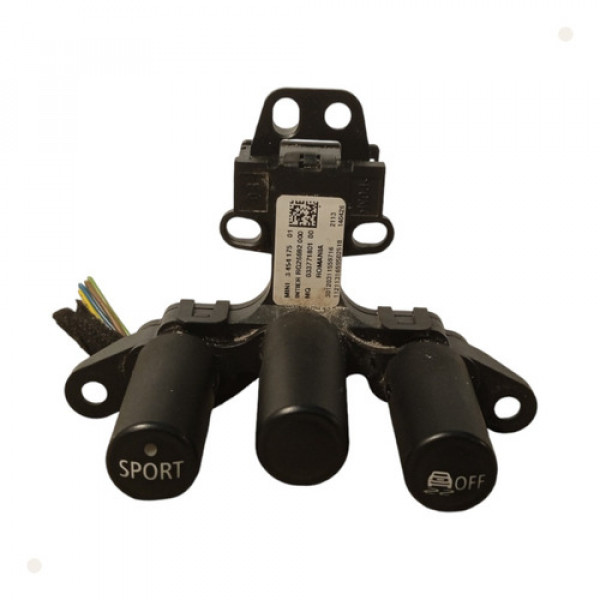 Botão Tração Sport Mini Cooper S Coupe 1.6thp 2011 2012 2013 Preto