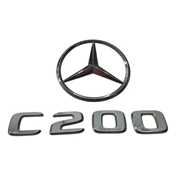Emblema Letreiro Mercedes C200 Hybrid 1.5t 2019