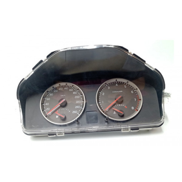 Painel Instrumento Volvo C30 2.4 Gasolina 2008 Preto Com Branco