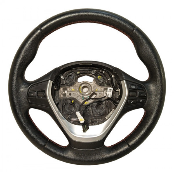 Volante Direção Comando Bmw 320i 2014 2015 2016 2017 Preto