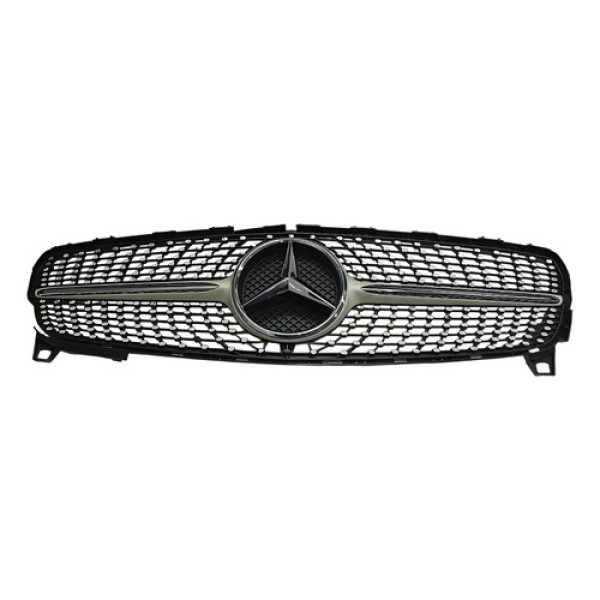 Grade Frontal Parachoque Mercedes C250 Coupe 2016 Detalhe Branco Ok