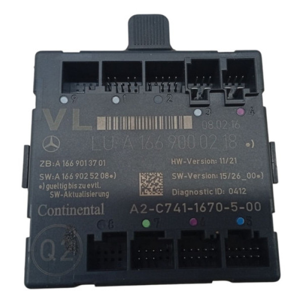 Modulo Porta Dianteira Esquerda Mercedes A200 2016 2017  Ok