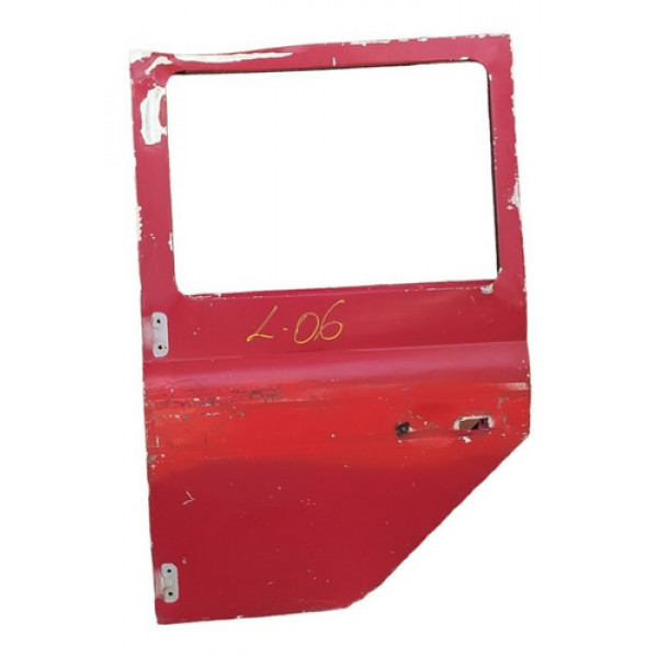 Porta Traseira Esquerda Land Rover Defender 1999 2000 2001  Traseira Esquerdo Vermelho