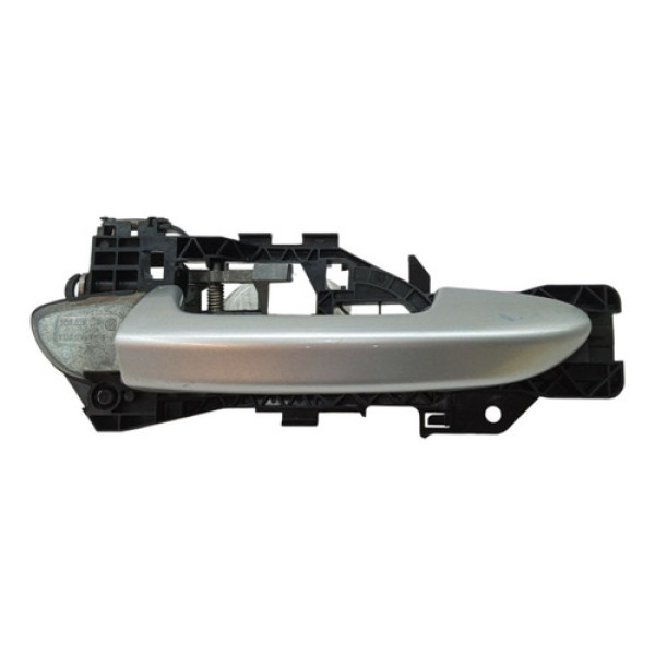 Maçaneta Porta Ext Tras Dir Vw Passat Variant B7 2.0t 2012 Prata Traseira