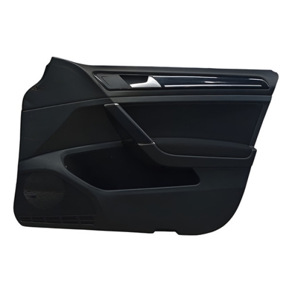 Forro Porta Dianteiro Direito Volkswagen Golf Gti 2014 2015 Preto