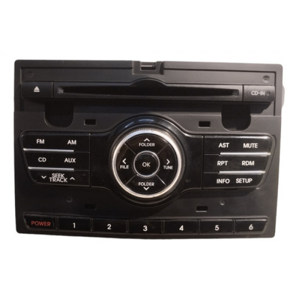 Radio Cd Player Kia Cadenza 2011 2012 2013  Preto