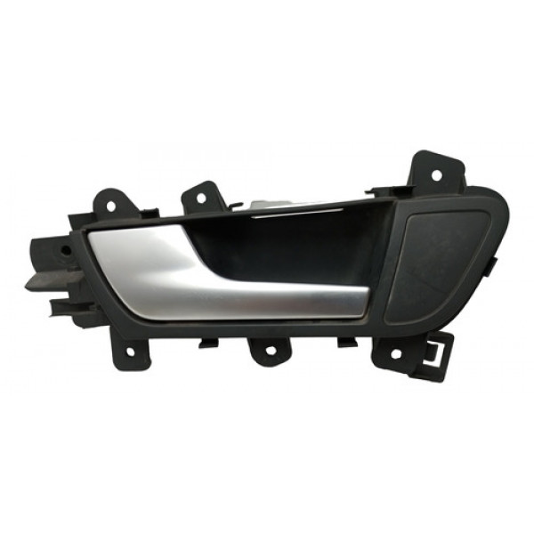 Maçaneta Interna Traseira Esquerda Audi A4 2009 2010 2011 Prata Traseira