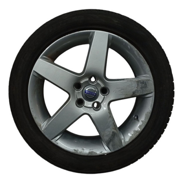 Roda Sem Pneu Volvo C30 2011 2012 Aro 17 Detalhe Branco