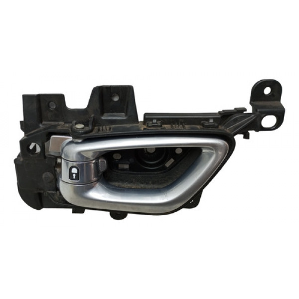 Maçaneta Interna Dianteira Esquerda Jeep Commander 2022 2023 Prata Dianteira