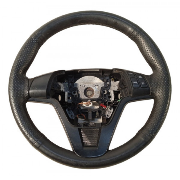 Volante Direção Comando Honda Crv 2009 2010 2011 2012  Preto