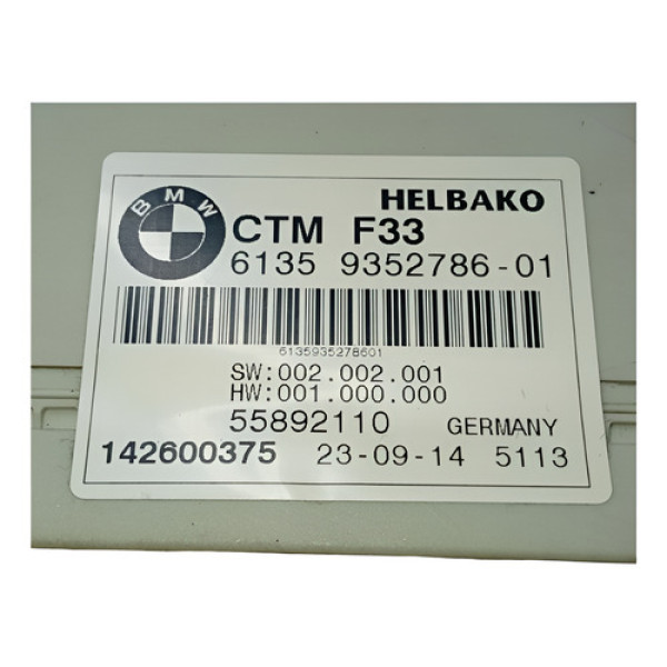 Modulo Controle Teto Conversivel Bmw 420i 2.0 2014 2015