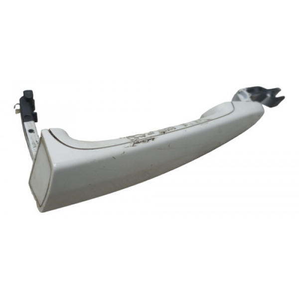 Maçaneta Externa Porta Dianteira Esquerda Bmw X1 2012 2013  Branco Dianteira