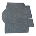 Tampão Estepe Porta Malas Chevrolet Onix 1.0 Aut 2020 2021 Preto