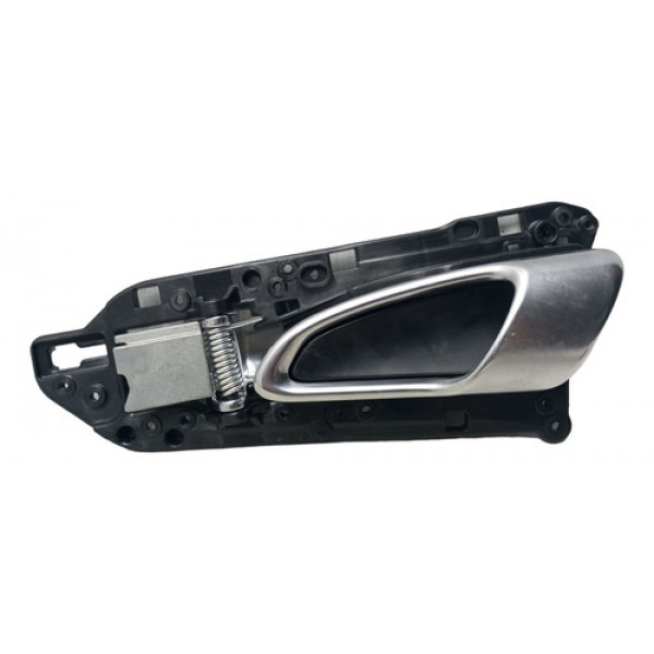 Maçaneta Interna Traseira Esquerda Porsche Cayenne 2017 2018 Prata Traseira