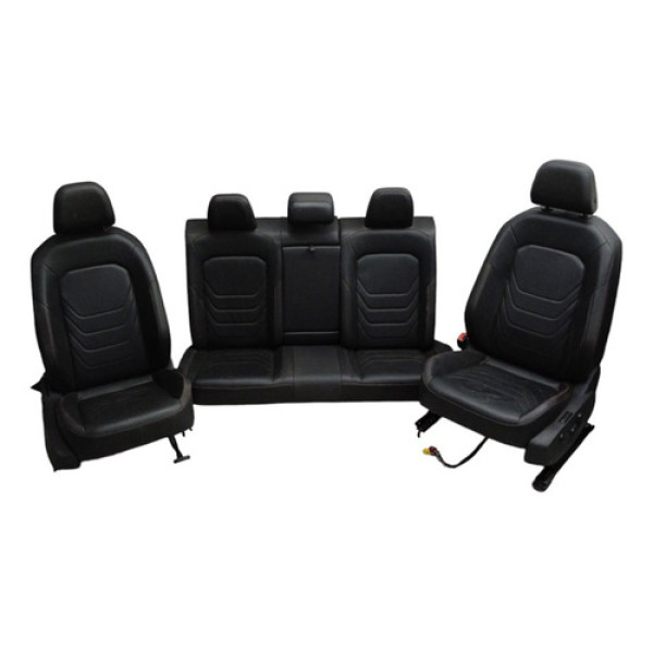 Jogo Banco 5 Lugares Volkswagen Jetta Gli 2.0t 2019 2020  Preto