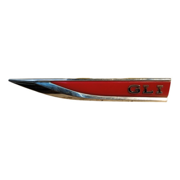 Emblema Paralama Esquerdo Volkswagen Jetta Gli 2023 2024  Vermelho