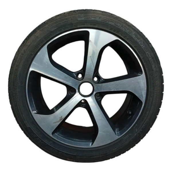 Roda Pneu Bom 225 45 17 Volkswagen Golf Gti 2.0 T 2015 Cinza