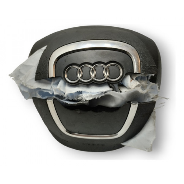 Bolsa Impacto Volante Audi A4 2016 2017 Acionado  Preto