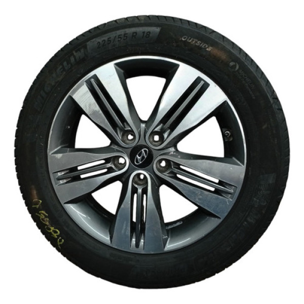 Roda Riscada Pneu Bom Ix35 Gl 2017 2018 225 55 R18 Preto