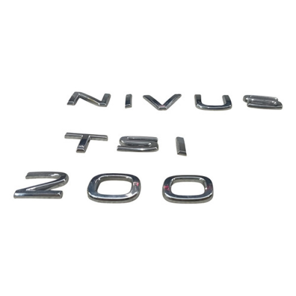 Letreiro Tampa Traseira Volkswagen Nivus 2022 2023