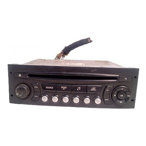 Rádio Cd Play Citroen Ds3 2011 2012 2013 Preto