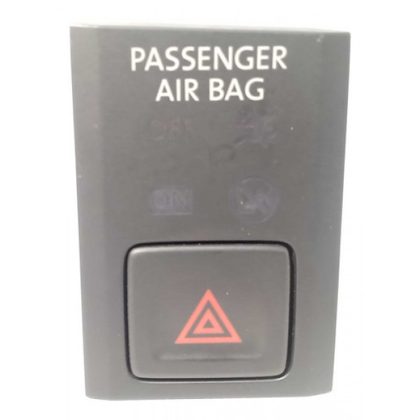 Botão Pisca Alerta Led Passenger Vw Tiguan R-line 2019 2020  Preto