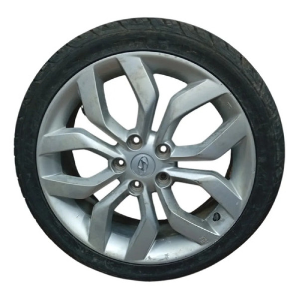 Roda Boa Pneu Meia Vida Veloster 2011 2012 225 40 R18 Cinza