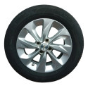 Roda Boa Pneu Meia Vida Gm Onix 1.0 Aut 2020 185 65 R15 Cinza