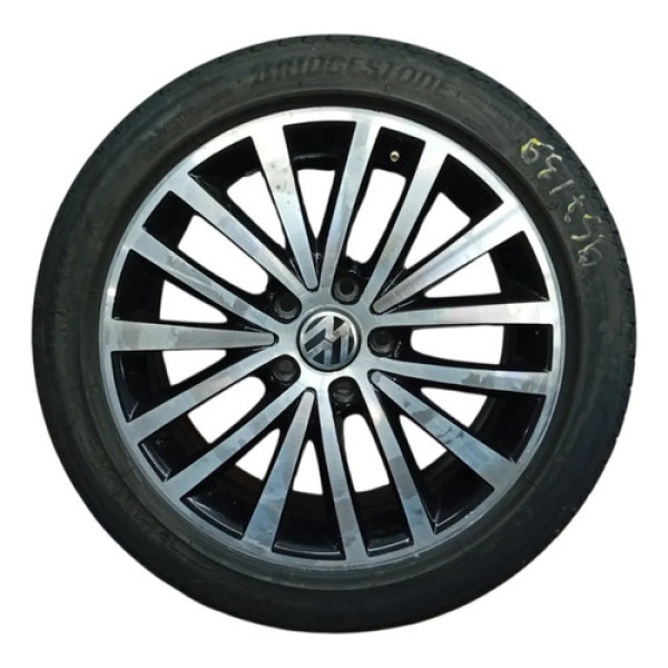 Roda Pneu Bom Vw Jetta Tsi 2013 2014 225 45 R17 Cinza