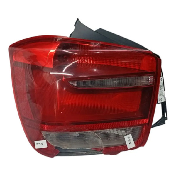 Lanterna Esquerda Bmw 118i 1.6 T 2011 2012 Detalhe Esquerdo/motorista Vermelho