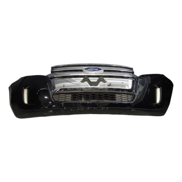 Parachoque Dianteiro Ford Edge 2010 2011 2012 Detalhe Preto