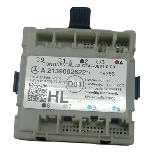 Modulo Porta Tras Esquerda Mercedes C200 Hybrid 1.5t 2019