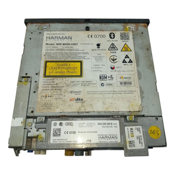 Disqueteira Porta Cd Volkswagen Golf Gti  2014 2015 2016