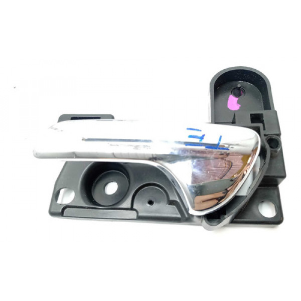 Maçaneta Interna Traseira Esquerda Dodge Journey 2009 2013 Prata Traseira