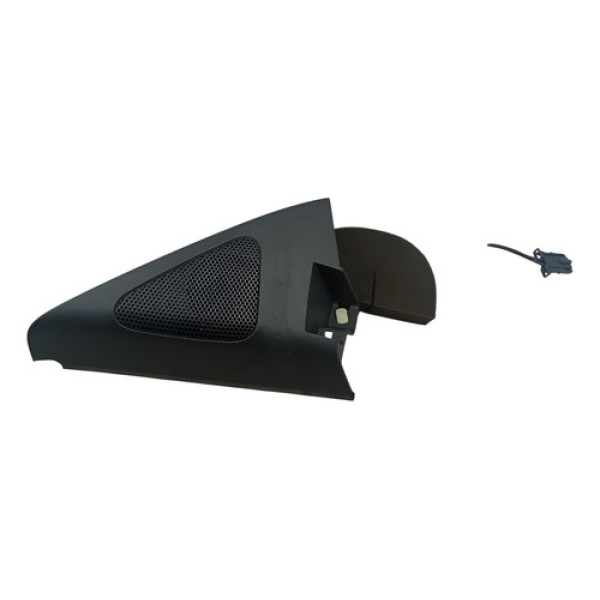 Moldura Int Retrovisor Diant Volkswagen Tiguan 2.0 2010 Preto