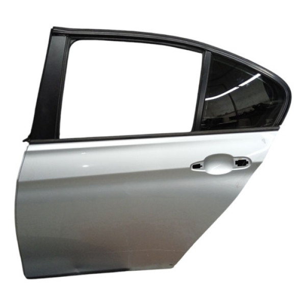Porta Traseira Esquerda Bmw 316i 2013 2014  Traseira Esquerdo Cinza