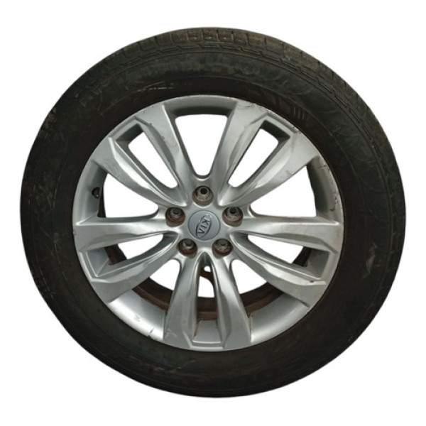 Roda Riscada Pneu Meia Vida Kia Sorento 2011 2012 236/60/r18