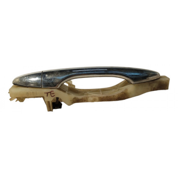 Maçaneta Externa Traseira Esquerda Hyundai Ix35 2011 2012  - Prata - Traseira