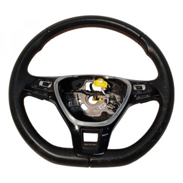 Volante Direçãovolkswagen Virtus Gts 1.4t 2021 Detalhe   Preto