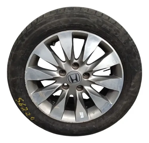 Roda Pneu Meia Vida Honda Civic Lxl 1.8 2012 Mec Detalhe